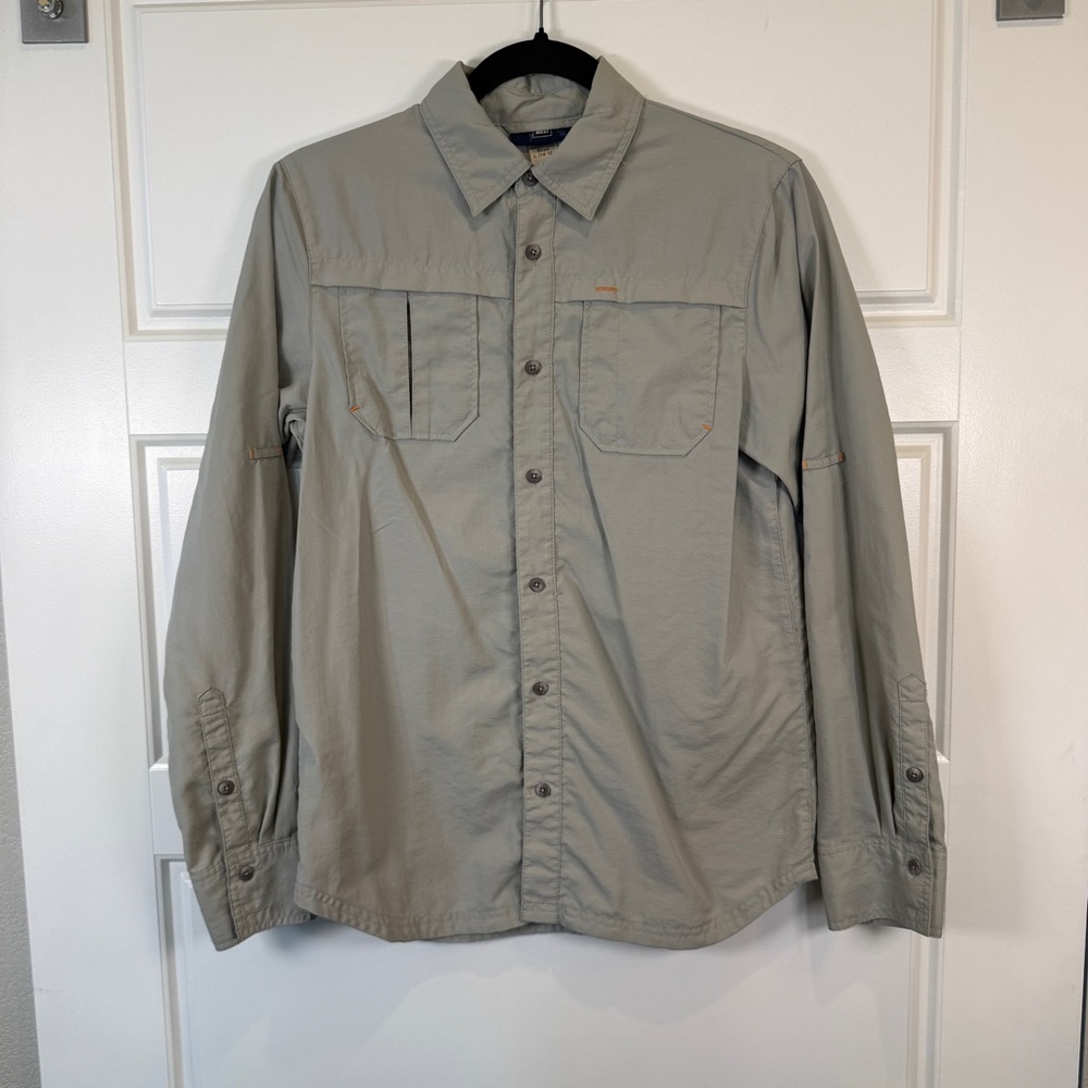 REI Boys Button Down Shirt - Gray